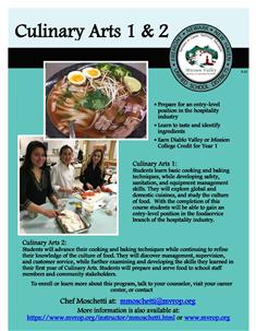 Culinary Arts 1 & 2